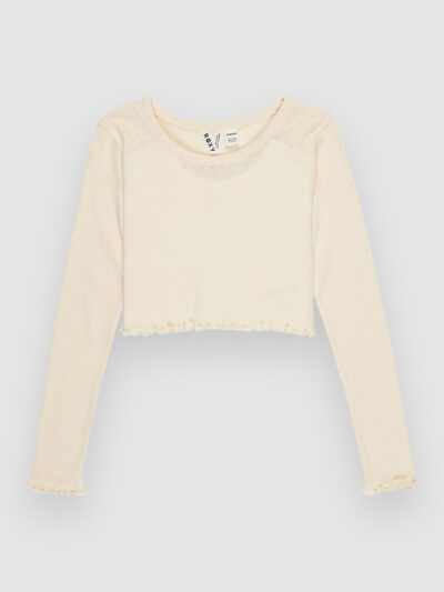 Roxy Hey Yeah Yeah Pointelle Kids Longsleeve T-Sh parchment