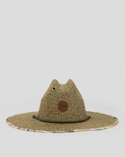 Roxy Women's Pina To My Colada Printed Panama Hat in Floral Size Small/Medium