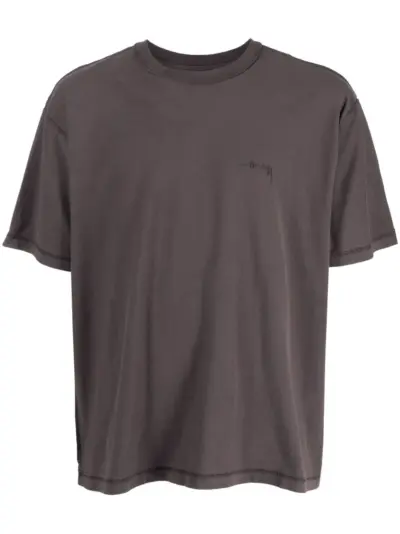 Stüssy Pig. Dyed Inside Out crew-neck T-shirt - Brown