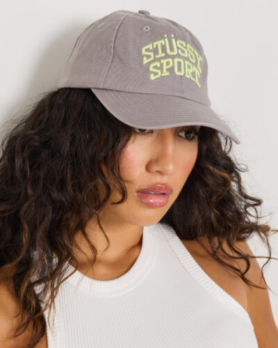 Stussy Women's Sport Low Pro Cap in Grey