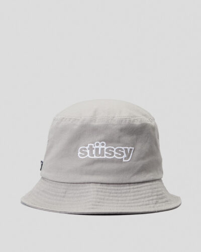 Stussy Women's Thick Bucket Hat in Grey