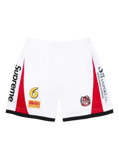 Supreme soccer shorts - White