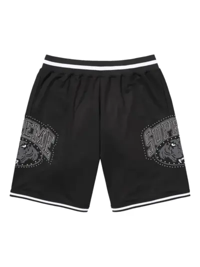 Supreme stud-embellished basketball shorts - Black