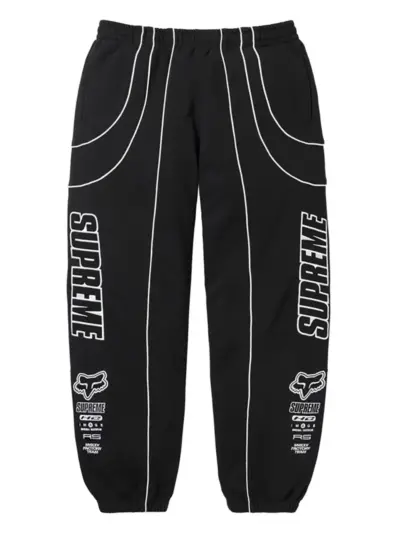 Supreme x Fox Racing® logo-detailed track pants - Black