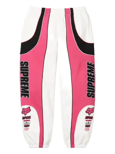Supreme x Fox Racing® logo-detailed track pants - White