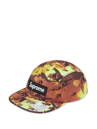Supreme x Wu-Tang Clan logo-detail baseball cap - Yellow