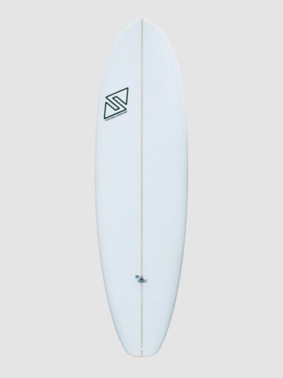 TwinsBros Mr. Freaky FCS2 Surfboard white