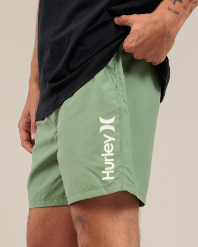 Hurley Men's One & Only Board Shorts in Green Size Medium