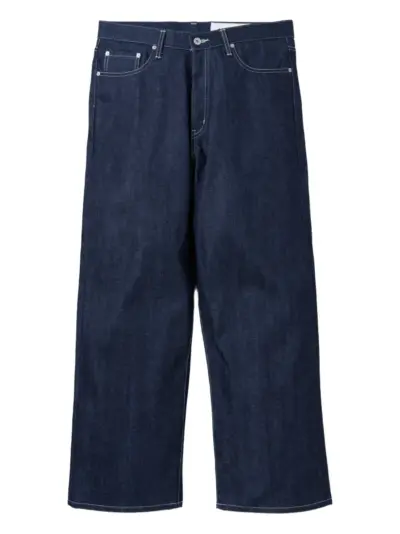 Neighborhood contrast-stitch jeans - Blue
