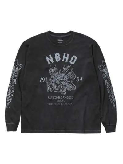 Neighborhood dragon long-sleeve T-shirt - Black