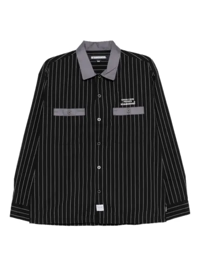 Neighborhood striped pocket shirt - Black
