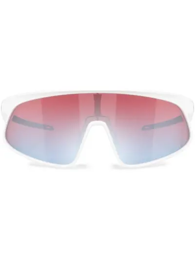 Oakley logo-print sunglasses - White
