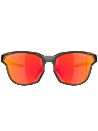 Oakley round-frame mirrored sunglasses - Grey