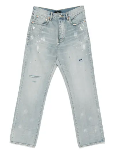 Purple Brand distressed-effect denim jeans - Blue
