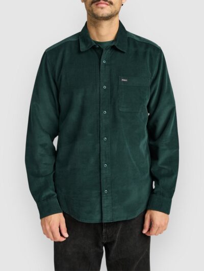 RVCA Freeman Cord II Shirt hunter green