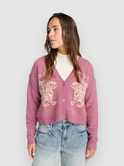 RVCA Kitty Cardigan orchid