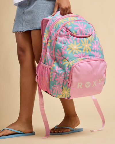 Roxy Shadow Shell Printed Backpack in Blue