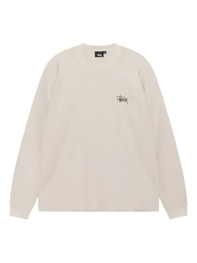 Stüssy Basic Thermal sweatshirt - Neutrals