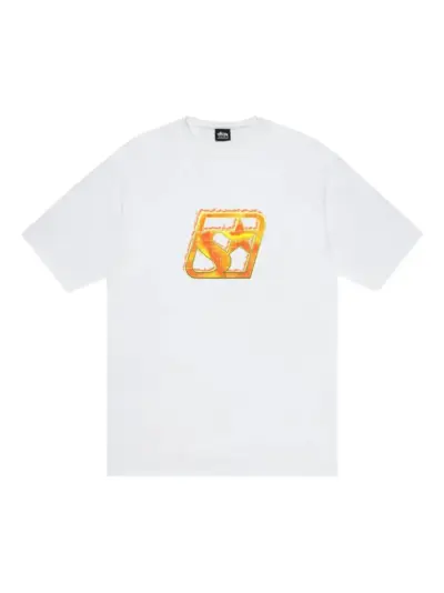 Stüssy blaze graphic T-shirt - White