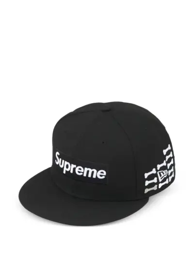 Supreme 59Fifty bone-patch baseball cap - Black