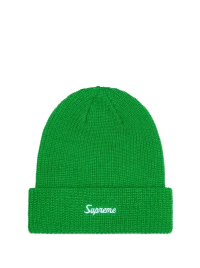 Supreme Loose Gauge beanie hat - Green