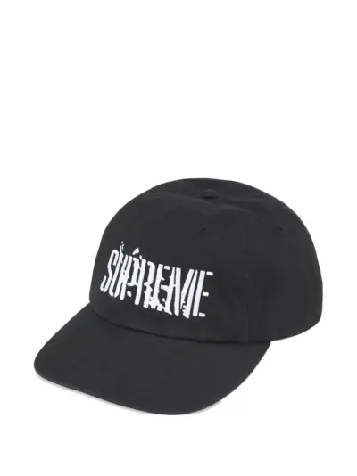 Supreme Splatter 6-Panel baseball cap - Black