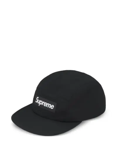 Supreme zip pocket camp cap - Black