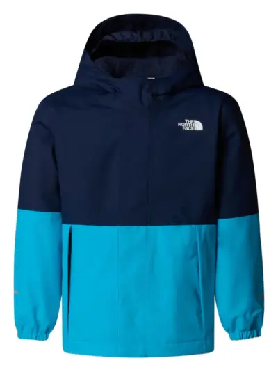 The North Face Kids logo-embroidered jacket - Blue