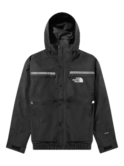 The North Face logo-embroidered jacket - Black