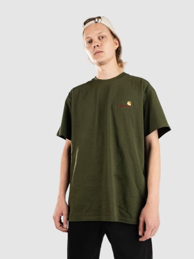 Carhartt WIP American Script T-Shirt tarragon