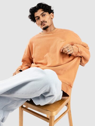 Carhartt WIP Benton Sweater redhaven garment dyed