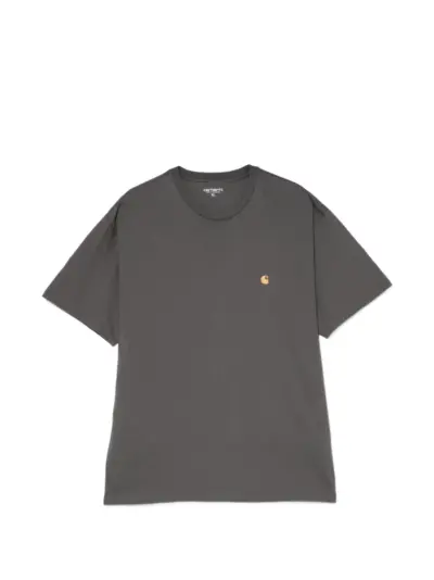 Carhartt WIP Chase embroidered logo crew neck T-shirt - Purple