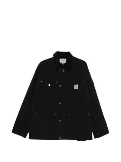 Carhartt WIP Clapton corduroy-collar pocket jacket - Black
