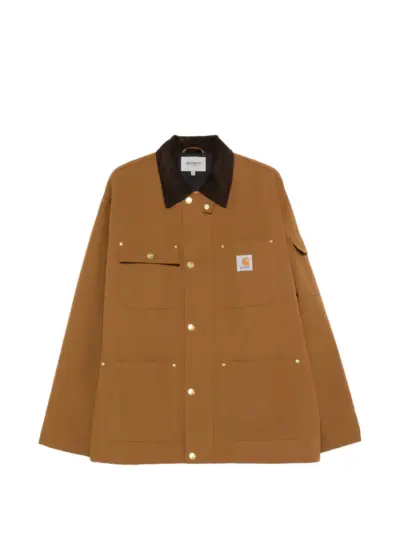 Carhartt WIP Clapton corduroy-collar pocket jacket - Brown