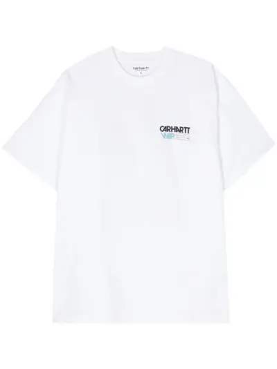 Carhartt WIP Contact sheet logo-print T-shirt - White