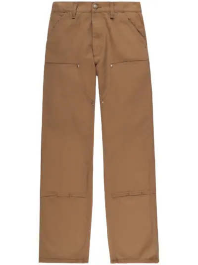 Carhartt WIP Double Knee straight-leg trousers - Brown
