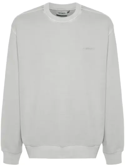 Carhartt WIP Duster Script logo-embroidered sweatshirt - Grey