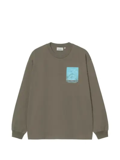 Carhartt WIP Emerge long-sleeve graphic T-shirt - Green