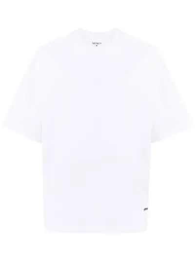 Carhartt WIP Link Script organic cotton T-shirt - White