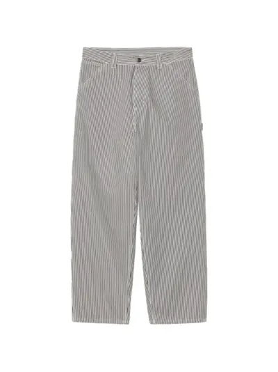 Carhartt WIP Mercer Single Knee striped trousers - White