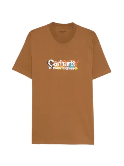 Carhartt WIP Primary printed T-shirt - Brown
