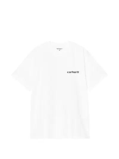 Carhartt WIP S/S Archive Script T-Shirt - White