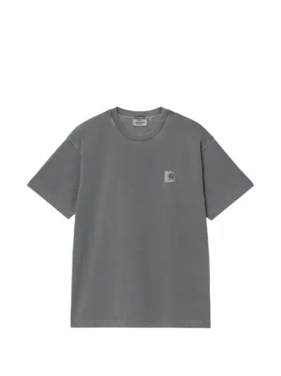 Carhartt WIP SS Nelson logo-patch T-shirt - Grey
