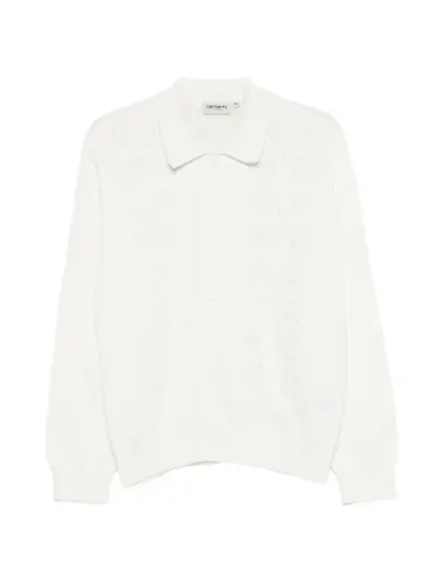Carhartt WIP Signet cardigan - White
