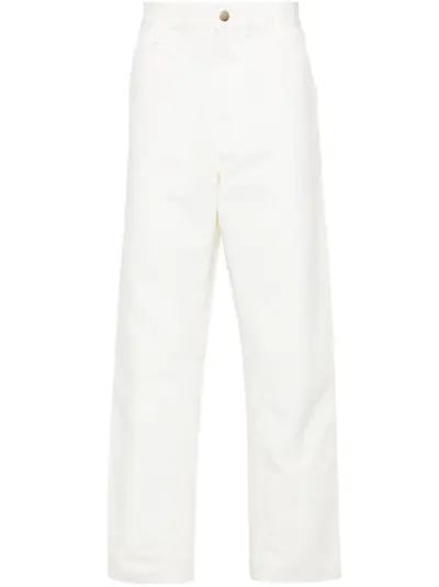 Carhartt WIP Simple organic cotton trousers - White