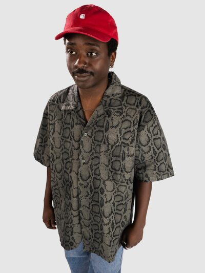 Carhartt WIP Snake Camo Shirt leaf gmt dyed