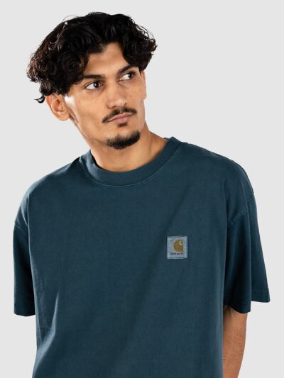 Carhartt WIP Vista T-Shirt deep lagoon garment dyed