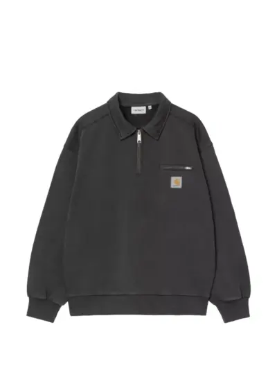 Carhartt WIP half zip detroit sweatshirt - Grey