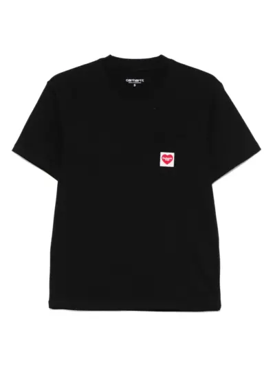 Carhartt WIP logo-patch T-shirt - Black