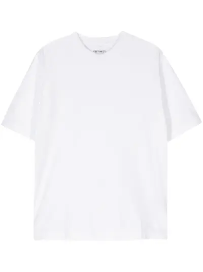 Carhartt WIP logo-patch cotton T-shirt - White